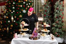 Festive High Tea by Anna Polyviou at Shangri-La Hotel, Sydney 2019