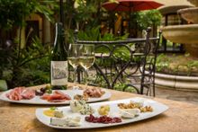 Wine and hors d'oeuvres at Kenwood Inn & Spa, Sonoma Valley California