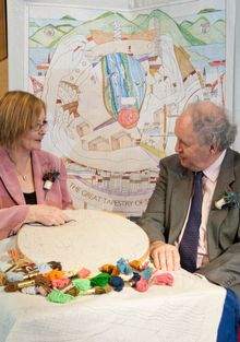 A new visitor attraction housing the globally acclaimed Great Tapestry of Scotland will open in spring 2021 in Scotland's premier textile region, the Scottish Borders. The Tapestry was the vision of world renowned author, Alexander McCall smith (pictured 
