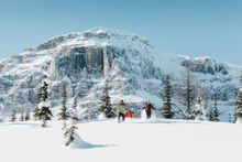 Snowshoeing in Banff National Park 