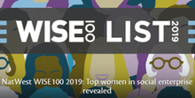 NatWest WISE100 2019 has recognised Alessandra Alonso as a leading woman in social enterprise.