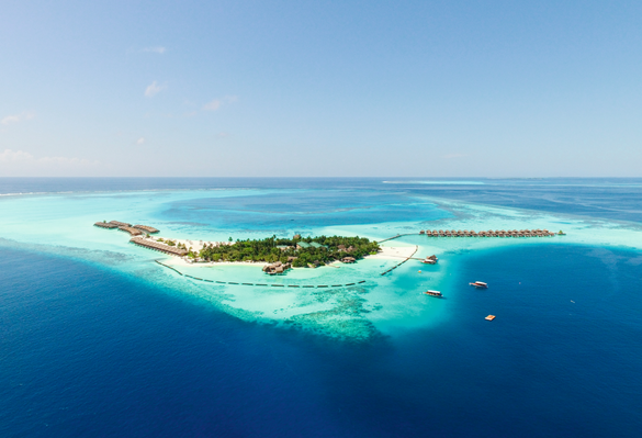 Constance Moofushi resort in the Maldives.