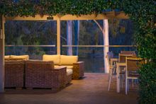 Lincoln Downs Resort exterior seating