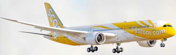 Scoot flies all Boeing 787 Dreamliners from Australia Scoot flies all Boeing 787 Dreamliners from Australia