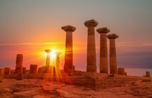 Temple of Athena in Assos, Turkey