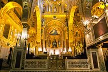 The Cappella Palatina during a private visit, Sicily