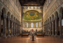 The Church of San Apollinare in Classe, Italy