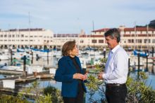 Dr. Sylvia Earle with Robert Halfpenny