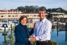 Dr. Sylvia Earle with Robert Halfpenny 