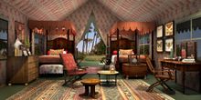 Jack's Camp is a unique desert experience in old-world safari glamour amidst the Great Kalahari in Botswana.