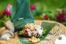 Eight Treasures Rice wrapped in Bamboo Leaves, Carousel, Royal Plaza on Scotts