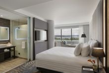 Deluxe King View Lake Room at the Pullman Rotorua