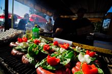Parrilla Carritos Costanera riverside food stands, Buenos Aires 