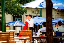 Tango dancers in Buenos Aires