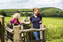 Having fun on the South Downs