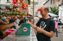 Brent Savage in Singapore