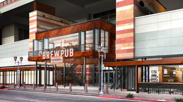 Exterior Huss Brewpub