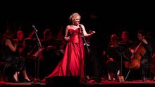 Opera Australia's Angela Hogan performs at Uluru