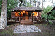 Cabin 2 at Flathead Lake Lodge. 