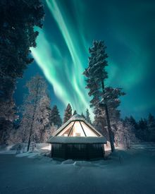 Northern Lights at Aurora Village