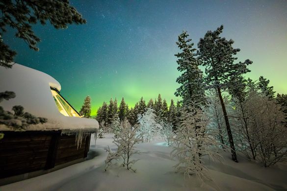 Northern Lights at Aurora Village