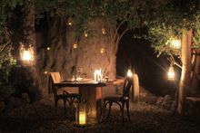 Private Bush Dinner by Candlelight 