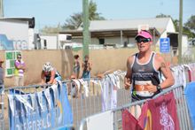 Bondi Lifeguard Andrew 'Reidy' Reid at the 20104 Cannington Dirt n Dust Triathlon