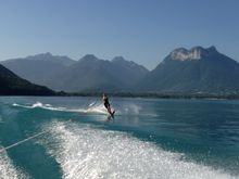 Waterskiing Lake Annecy
