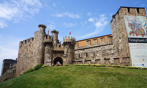 Templars Castle in Ponferrada, French Way