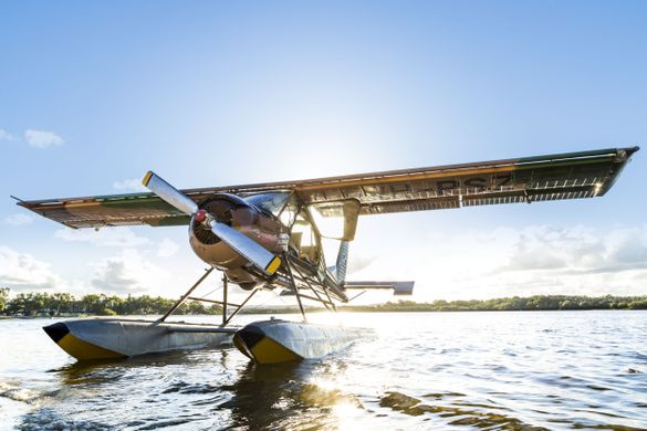 Paradise Seaplanes on Queensland's Sunshine Coast is Australia's first carbon neutral seaplane adventure flight operators