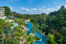 The infinity pool at The Westin Resort & Spa Ubud, Bali