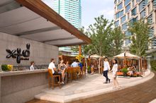 XTD elevated outdoor lounge and bar 