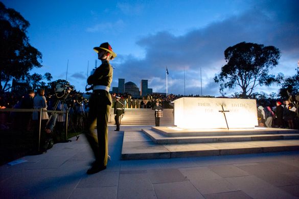 Anzac Day at the Australian War Memorial, Canberra 