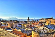 Palermo rooftops, Sicily