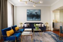 Signature Suite Design Suite Living room at Corinthia St Petersburg 