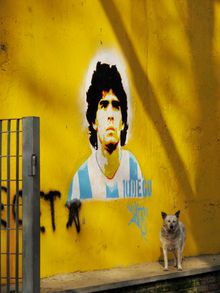 Mural de Maradona
