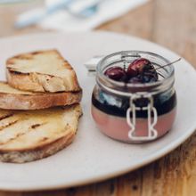 Chicken liver pate, cherries, chargrilled Yallingup woodfired sourdough