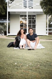 Liz and Mark Ahearn from Meelup Farmhouse