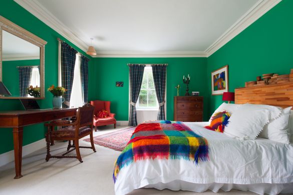 One of the bedrooms in Eilean Shona House One of the bedrooms in Eilean Shona House