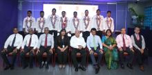 Heritance Aarah’s Culinary Olympic 2020 Team with Aitken Spence PLC Chairman Deshamanya D H S Jayawardena, Deputy Chairman and Managing Director Dr. Parakrama Dissanayake, Aitken Spence PLC Director, Head of Tourism and Leisure, and Chairperson of Aitken 