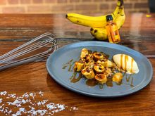 Ungermann Brothers' new dessert menu includes bananas with rum caramel!
