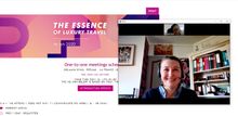 An online meeting taking place during the virtual Essence of Luxury Travel show.