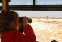 On safari with the kids