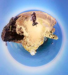 360-Degree View from Inspiration Point, Anacapa Island, Channel Islands National Park off the coast of Oxnard, California