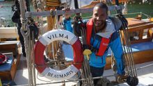 Sean becomes part of the crew as he sails 1934 built Danish Schooner Vilma from Port Penrhyn to Caernarfon