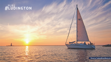 Sailboat in Ludington harbor