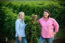 Suzie Clarke (Bundy Food Tours) and Tina Mcpherson (Tinaberries)