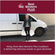 Best Western Plus Goulburn Vicki Rabjohns delivering meals