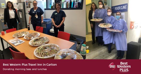 Best Western Plus Travel Inn delivering meals to frontline workers