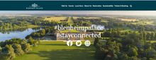 Blenheim Stayconnected homepage
